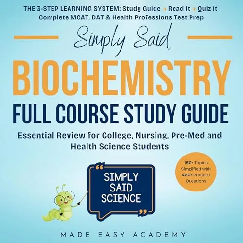 Simply Said Science: Biochemistry Full Course Study Guide By Made Easy Academy